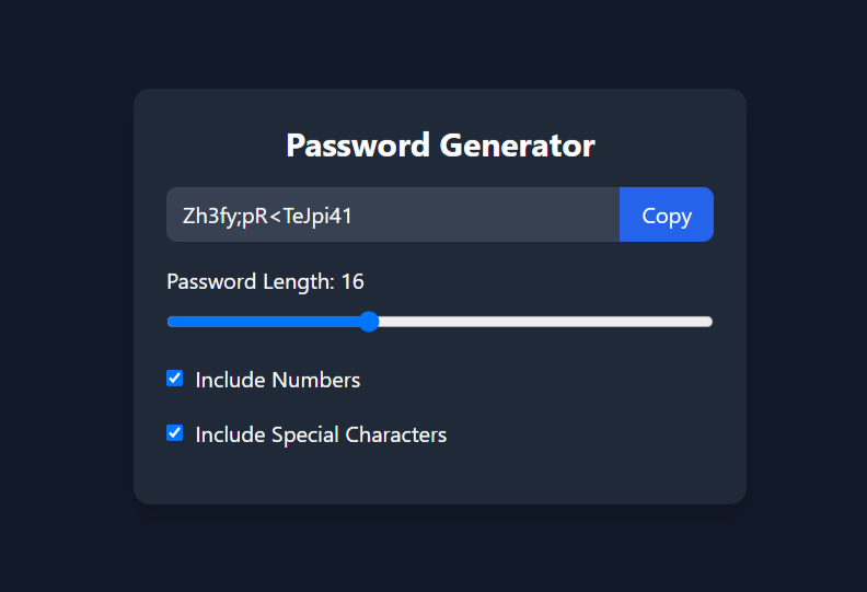 Password Generator